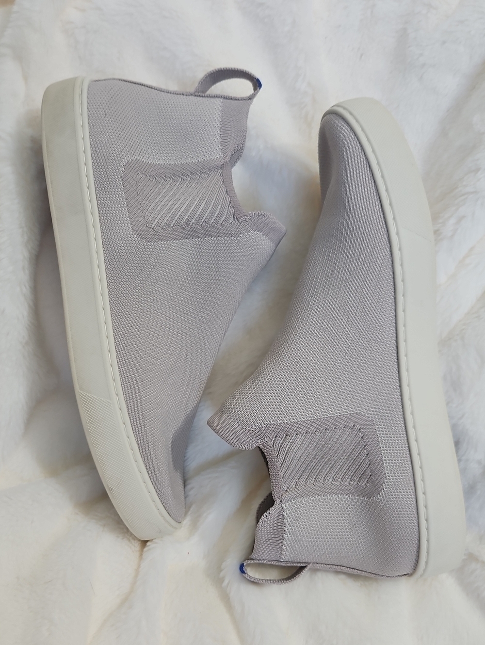 Rothy's The Sneaker Slip-On Knit Sneakers - Women's Size 11 (EU 42) Gray - Picture 2 of 11